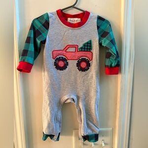 Marie Nicole Christmas Romper